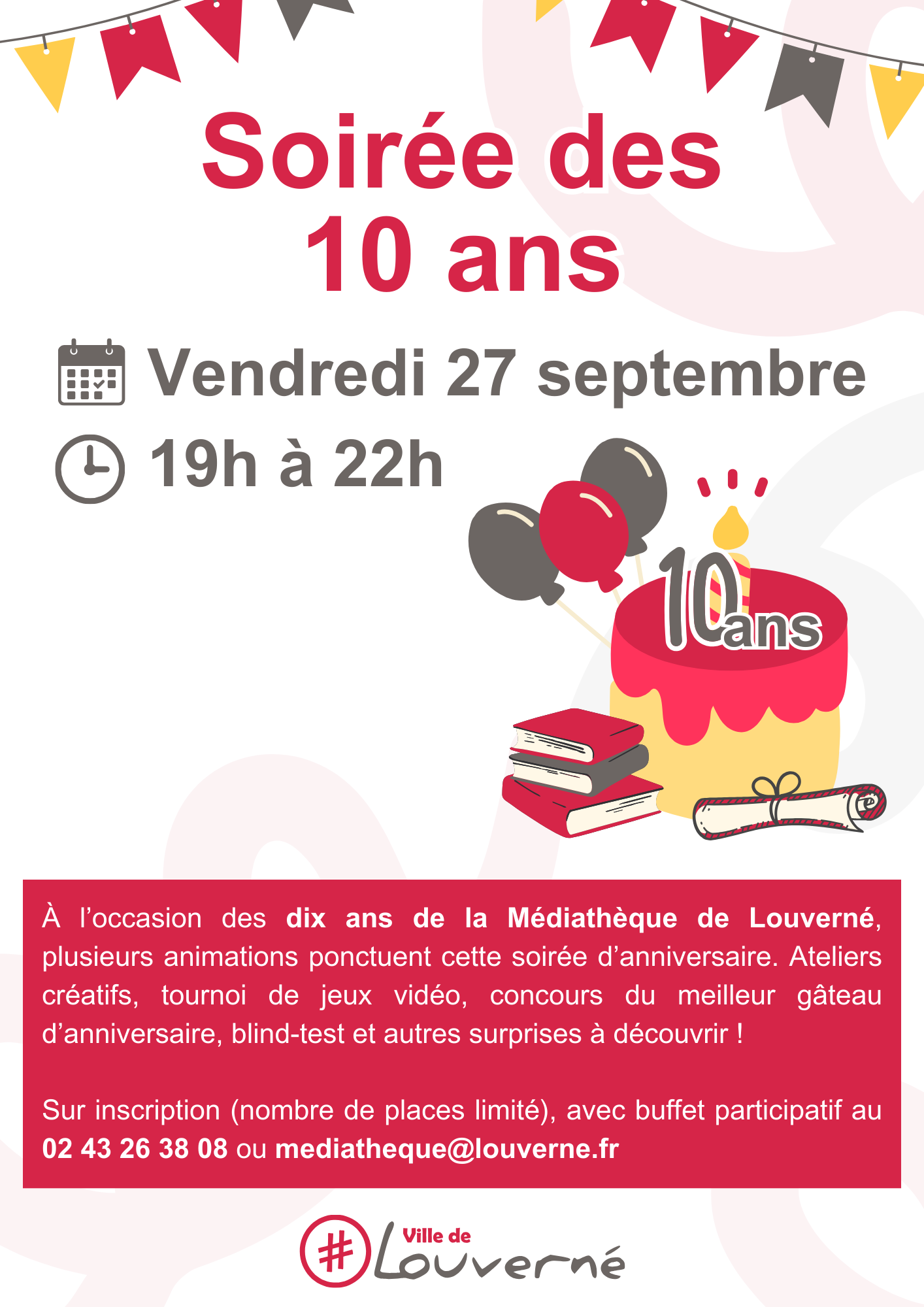 La médiathèque fête ses 10 ans !