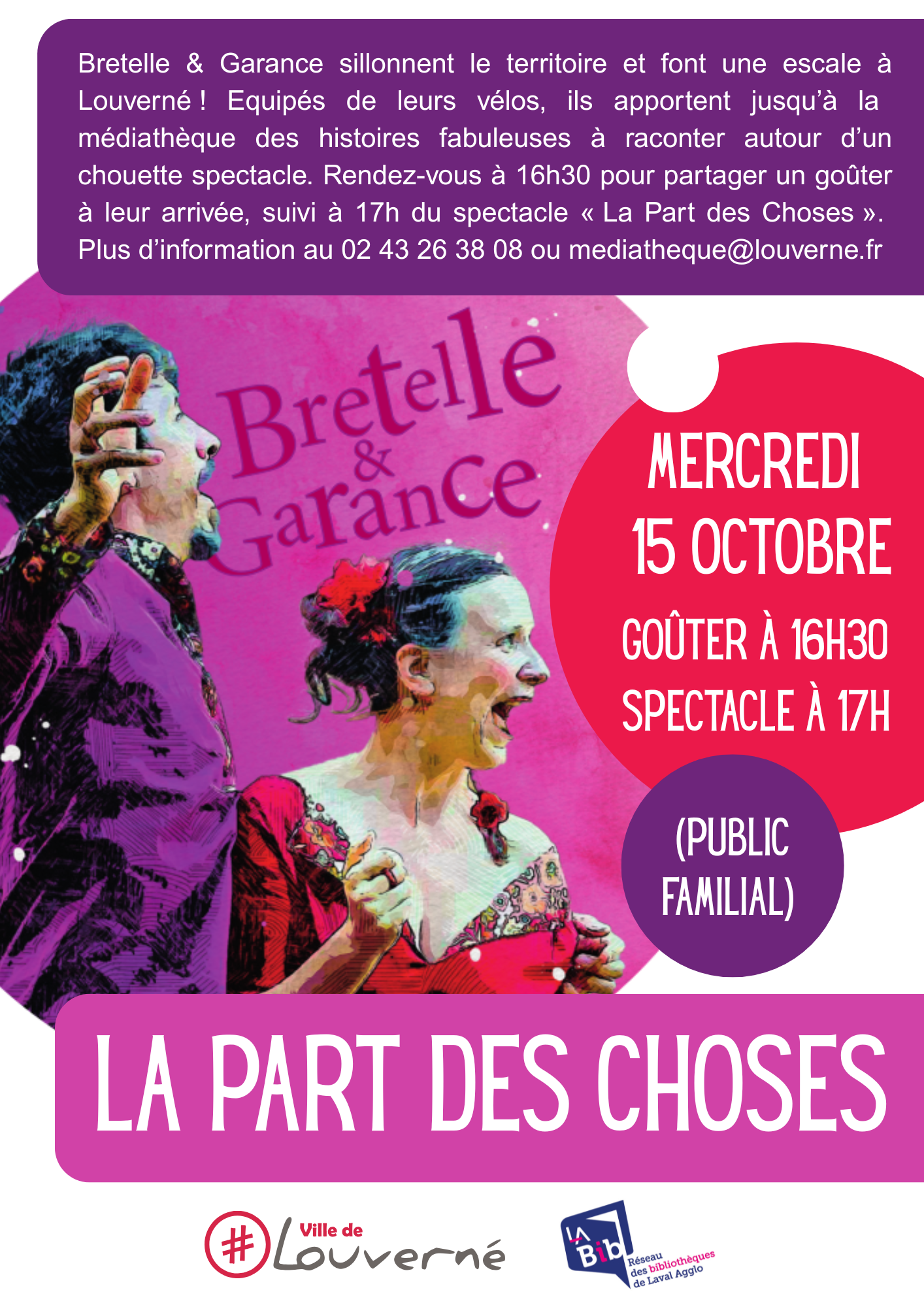 La part des choses spectacle familiale