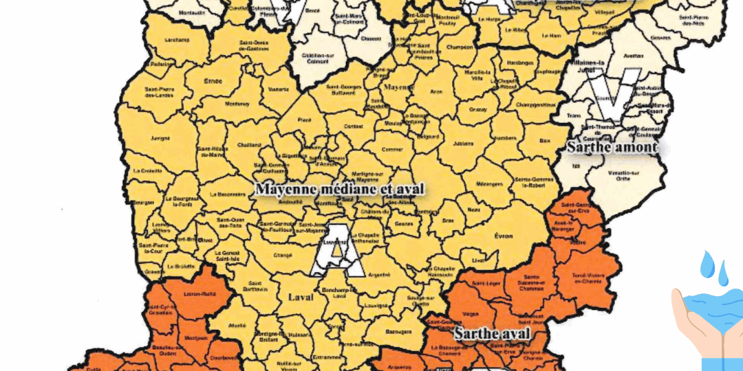 Usages de l’eau en période d’étiage : situation au 21 juillet 2025 en Mayenne