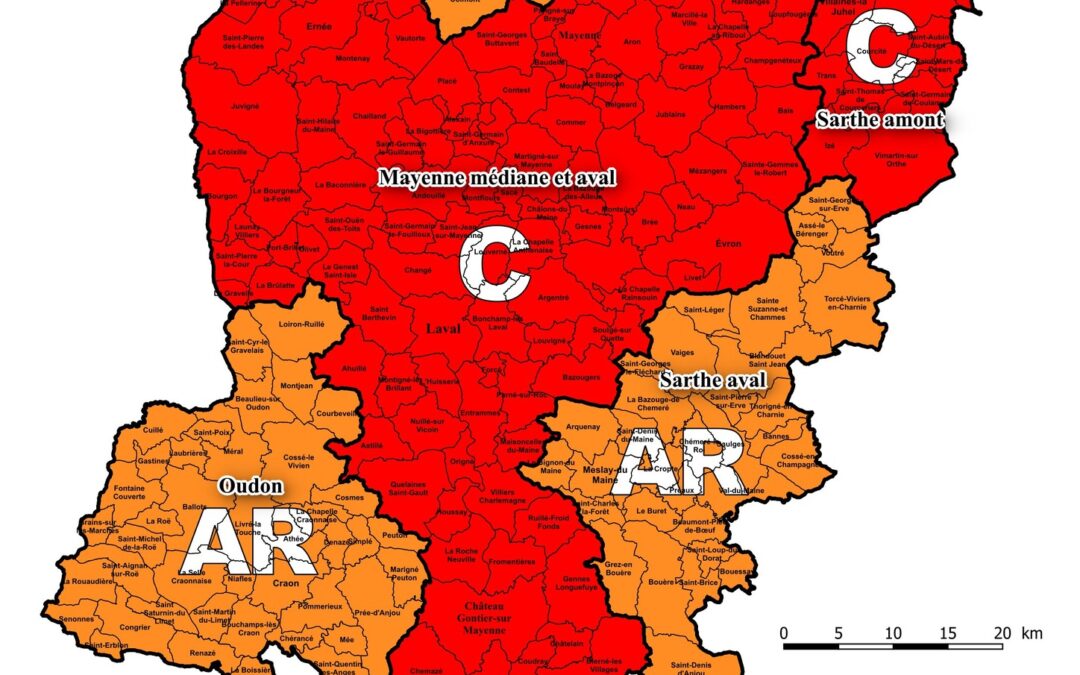 Usages de l’eau en période d’étiage : situation au 19 août 2025 en Mayenne