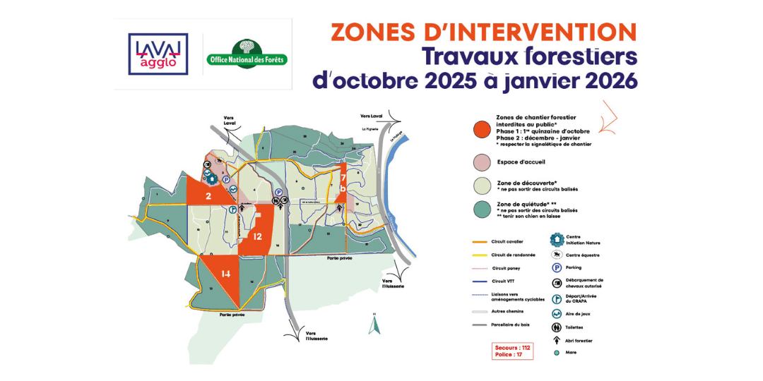Bois de l’Huisserie : des travaux forestiers à venir