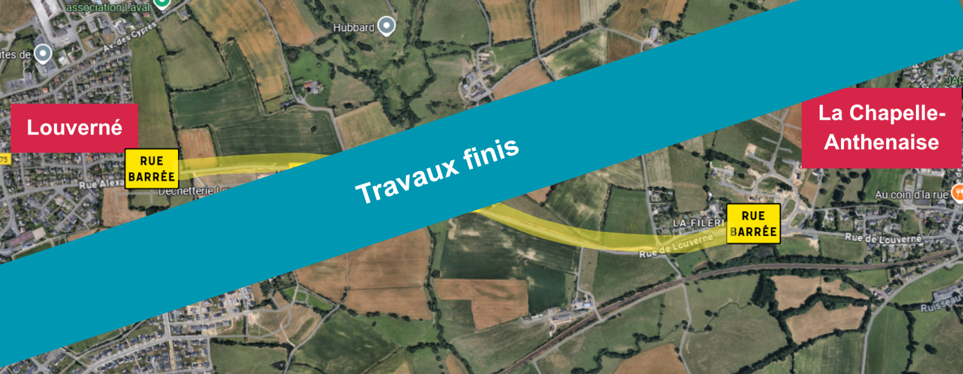 Travaux RD 275 – travaux finis