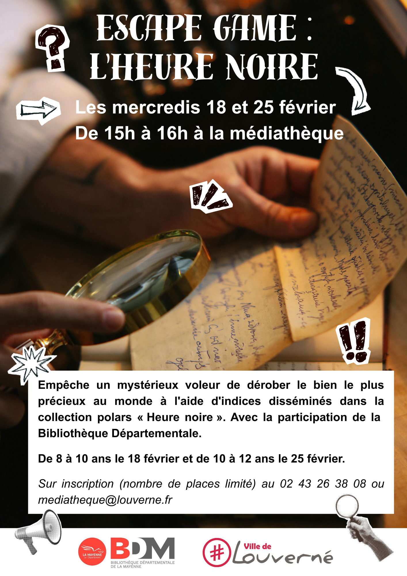 Escape game : l'heure noire