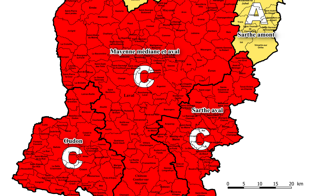 Usages de l&rsquo;eau en période d&rsquo;étiage : situation au 11 août 2026 en Mayenne