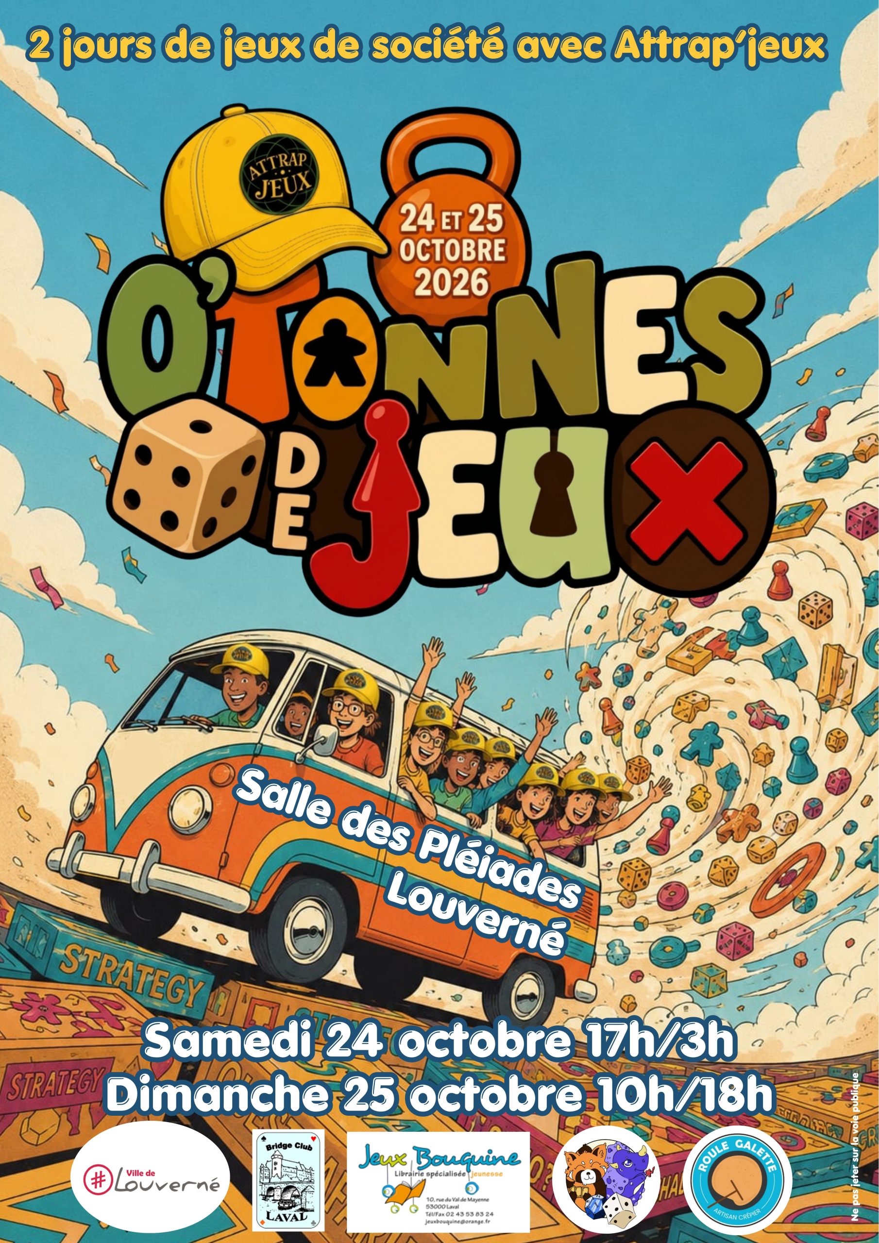 FESTIVAL DE JEUX DE SOCIÉTÉ : O ’TONNES DE JEUX