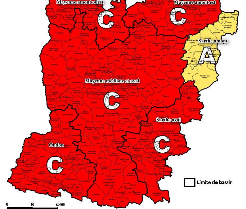 Usages de l&rsquo;eau en période d&rsquo;étiage : situation au 22 septembre 2026 en Mayenne