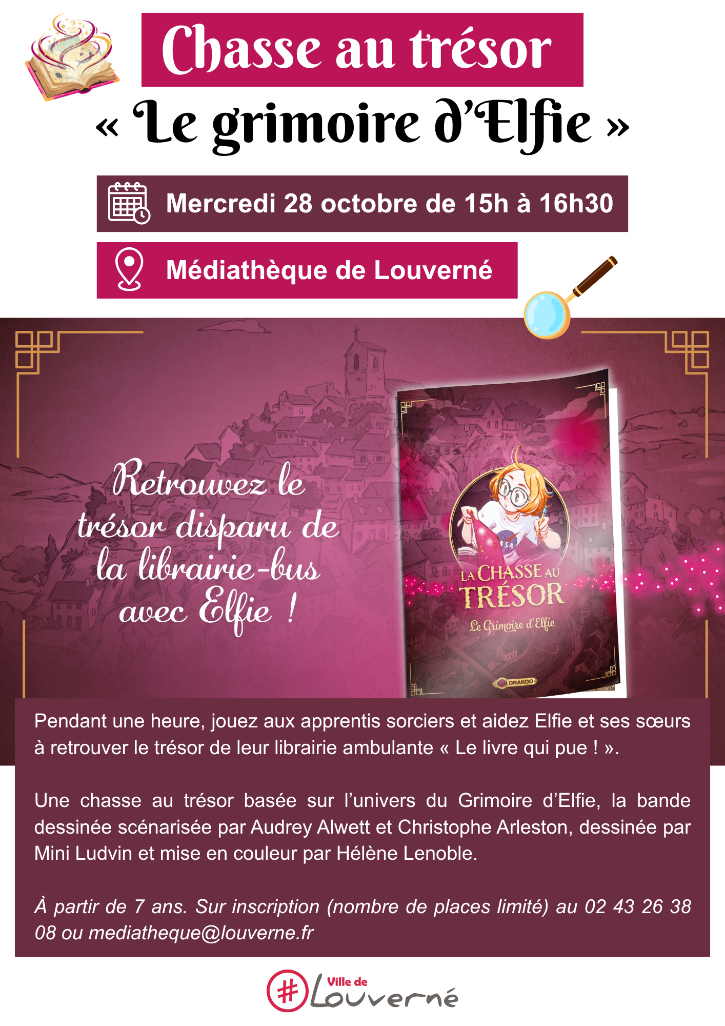 Chasse au trésor  « Le grimoire d’Elfie »