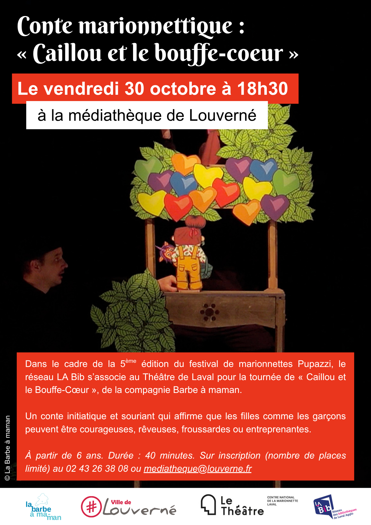 Conte marionnettique :  « Caillou et le bouffe-coeur »